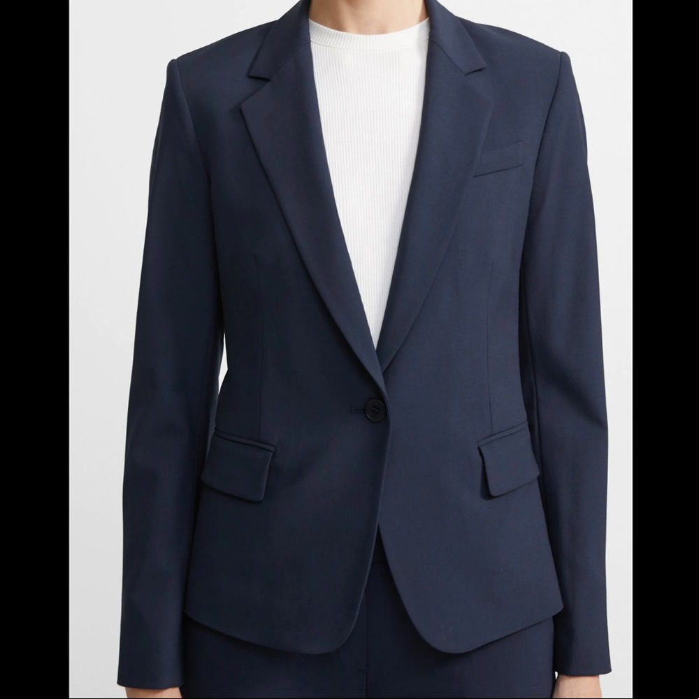 THEORY Gabe Blazer in Stretch Wool Navy